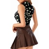 image:imageMANGOPOP Womens Mock Turtle Neck Sleeveless Tank Top Bodysuit14 Little Daisy