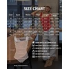 image:imageMANGOPOP Womens Square Neck Backless Tank Top BodysuitRed