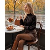 image:imageMANGOPOP Womens Satin Mock Turtle Neck Bodysuit Long Sleeve TopBlack