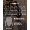 image:imageMANGOPOP Womens Button Down Long Sleeve Bodysuit Collared TopCoffee