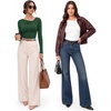 image:imageMANGOPOP Womens Long Sleeve Bodysuit Asymmetrical Neck Going Out Fall TopsGreen