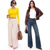 image:imageMANGOPOP Womens Long Sleeve Bodysuit Asymmetrical Neck Going Out Fall TopsYellow