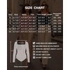 image:imageMANGOPOP Womens Mesh Long Sleeve Bodysuit Square Neck Ruched TopBlack