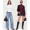 image:imageMANGOPOP Womens Mock Neck Long Sleeve Ruched Bodysuit Casual Fall Top 202602 White