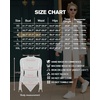 image:imageMANGOPOP Womens Square Neck Bell Sleeve Long Sleeve Bodysuit Fall Top01 Black