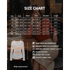 image:imageMANGOPOP Womens Cowl Neck Top Long Sleeve Shirts Regular Fit T ShirtsRed