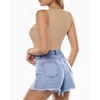 image:imageMANGOPOP Womens Tank Top Bodysuit Racerback Halter TopsMocha